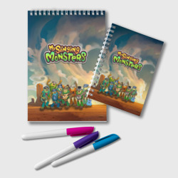 Блокнот My singing monsters Сахасемья