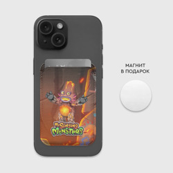 Картхолдер Magsafe магнитный My singing monsters Лаватёка - фото 2
