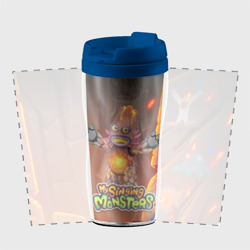 Термокружка-непроливайка My singing monsters Лаватёка - фото 2