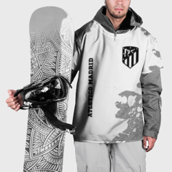 Накидка на куртку 3D Atletico Madrid Sport на темном фоне