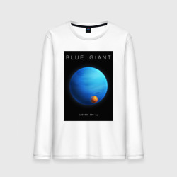 Мужской лонгслив хлопок Blue Giant - Голубой Гигант