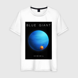 Blue Giant - Голубой Гигант – Мужская футболка хлопок с принтом купить со скидкой в -20%