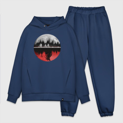 Мужской костюм oversize хлопок Stranger Things Moon