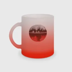 Кружка матовая стеклянная Stranger Things Moon