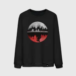 Мужской свитшот хлопок Stranger Things Moon