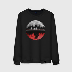 Мужской свитшот хлопок Stranger Things Moon