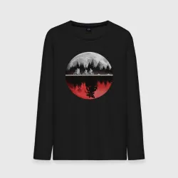 Мужской лонгслив хлопок Stranger Things Moon