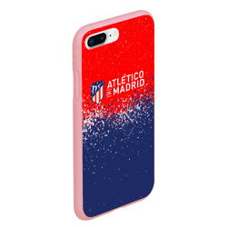 Чехол для iPhone 7Plus/8 Plus матовый Atletico Madrid Атлетико Мадрид брызги красок - фото 2