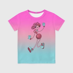 Детская футболка 3D Мама Длинные ноги: Poppy Playtime