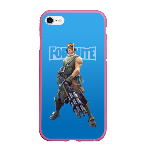 Чехол для iPhone 6/6S матовый с принтом Fortnite - Recon Scout - video game - разведчик, вид спереди #2