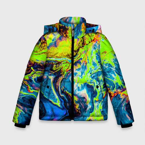 Зимняя куртка для мальчиков 3D The Poisonous Palette, цвет черный