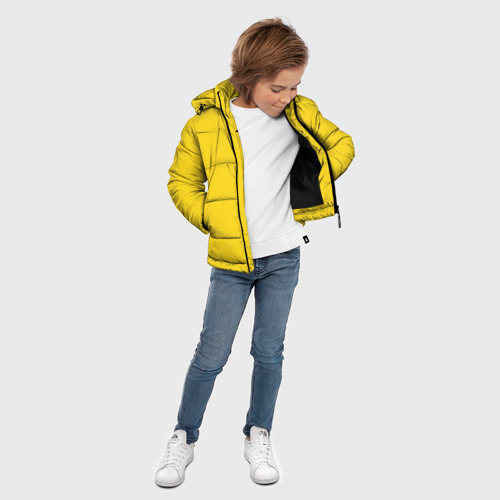 Зимняя куртка для мальчиков 3D Покемон в кармане, цвет черный - фото 5