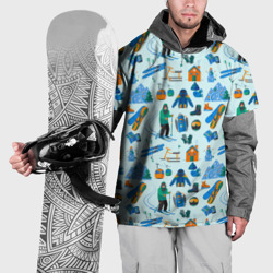 Накидка на куртку 3D Ski trail