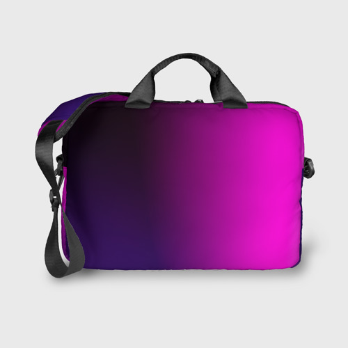 Сумка для ноутбука 3D Violet gradient, цвет 3D печать - фото 2