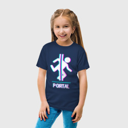 Детская футболка хлопок Portal в стиле Glitch Баги Графики - фото 2