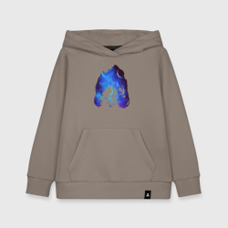 Детская толстовка хлопок Череп Тираннозавра Космос