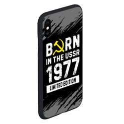 Чехол для iPhone XS Max матовый Born In The USSR 1977 year Limited Edition - фото 2