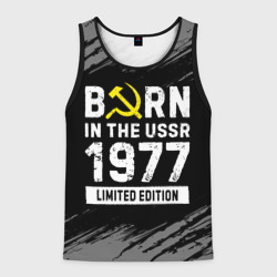 Мужская майка 3D Born In The USSR 1977 year Limited Edition