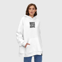 Худи SuperOversize хлопок Boss решит любой вопрос - фото 2