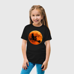 Детская футболка хлопок Halloween cat - фото 2