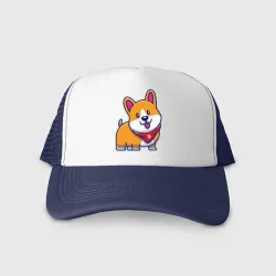 Кепка тракер с сеткой Добряк Корги