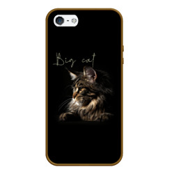 Чехол для iPhone 5/5S матовый Big cat Maine Coon