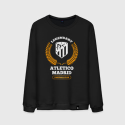 Мужской свитшот хлопок Лого Atletico Madrid и надпись Legendary Football Club