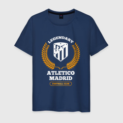 Лого Atletico Madrid и надпись Legendary Football Club – Футболка из хлопка с принтом купить со скидкой в -20%