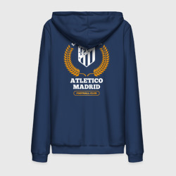 Мужская толстовка на молнии хлопок Лого Atletico Madrid и надпись Legendary Football Club