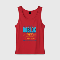Женская майка хлопок Игра Roblox pro Gaming