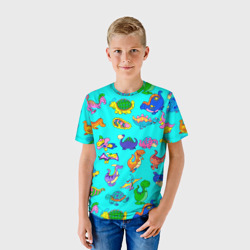 Детская футболка 3D Prehistoric dinosaurs - фото 2