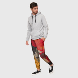 Мужские брюки 3D Мазки Акварелью - фото 2