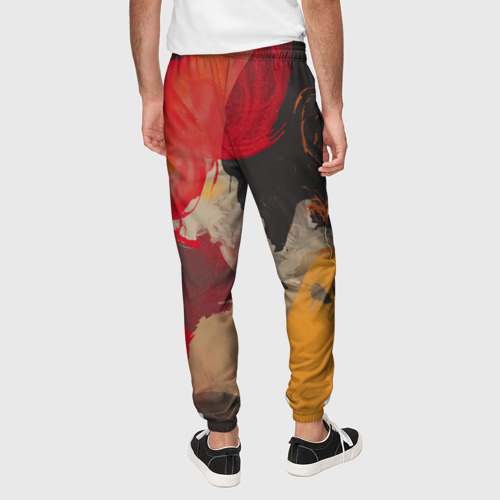Мужские брюки 3D Мазки Акварелью, цвет 3D печать - фото 5