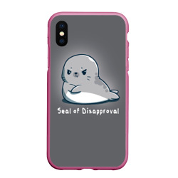 Чехол для iPhone XS Max матовый Seal of Disapproval