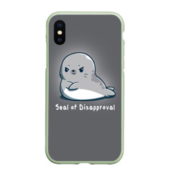 Чехол для iPhone XS Max матовый Seal of Disapproval