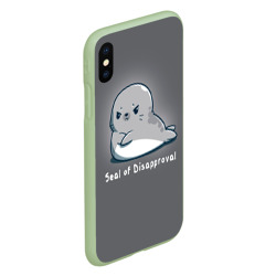 Чехол для iPhone XS Max матовый Seal of Disapproval - фото 2