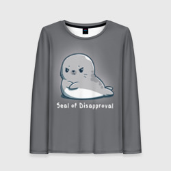 Женский лонгслив 3D Seal of Disapproval