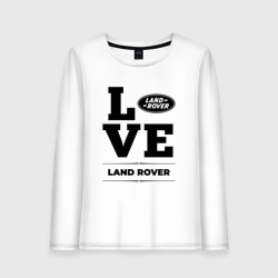 Женский лонгслив хлопок Land Rover Love Classic