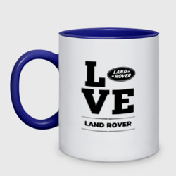 Кружка двухцветная Land Rover Love Classic