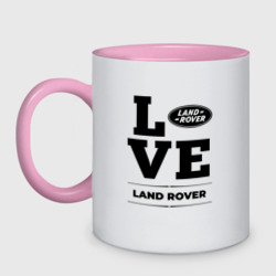 Кружка двухцветная Land Rover Love Classic