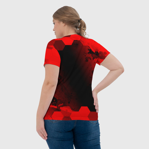 Женская футболка 3D Rust Love Классика, цвет 3D печать - фото 7