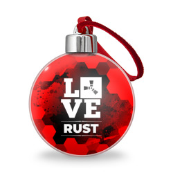 Ёлочный шар Rust Love Классика