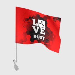 Флаг для автомобиля Rust Love Классика