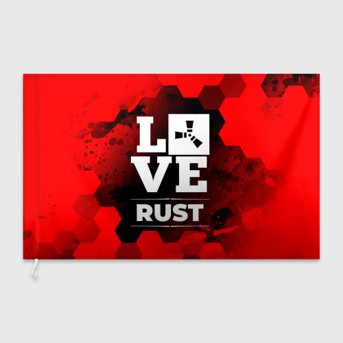 Rust print. Плакат rust. rust love. раст флаг. lovely rust.