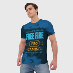 Мужская футболка 3D Игра Free Fire: pro Gaming - фото 2