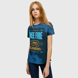 Женская футболка 3D Игра Free Fire: pro Gaming - фото 2