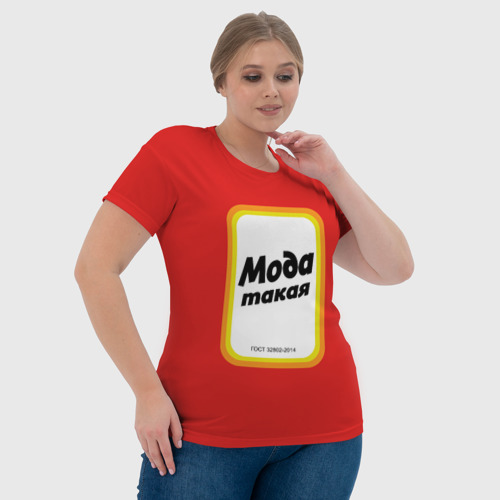 Женская футболка 3D с принтом Сода пищевая, мода такая, фото #4