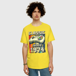 Мужская футболка хлопок Oversize Классика 1974 года - фото 2