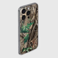 Чехол для iPhone 16 Pro силиконовый с защитой камеры Камуфляж лесной - фото 2