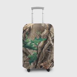 Чехол для чемодана 3D Камуфляж лесной